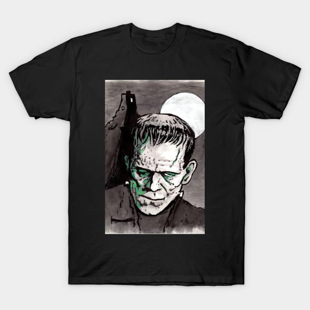 FRANKENSTEIN'S MONSTER T-Shirt by CinemApocalypse